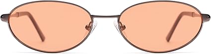 Retro Oval Sunglasses for Women Mens with Spring Hinge Sunnies AP3696