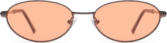 Retro Oval Sunglasses for Women Mens with Spring Hinge Sunnies AP3696