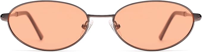 Retro Oval Sunglasses for Women Mens with Spring Hinge Sunnies AP3696