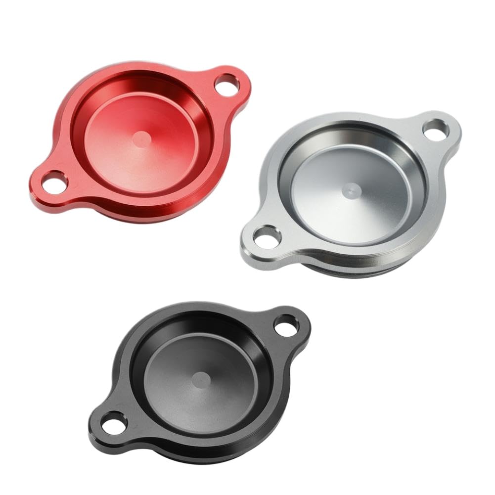 Coperchio Filtro Olio in Alluminio CNC Compatibile con Honda Grom MSX125 JC92 ST125 DAX Z125 Monkey
