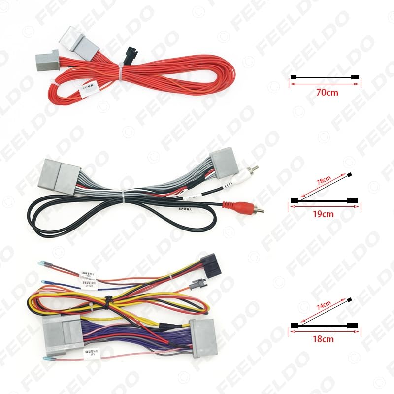 Car for Audio CD/DVD Player 16PIN Android Power Cable Adapter for Honda Accord 08-13 Radio Wiring Harness #FD6504