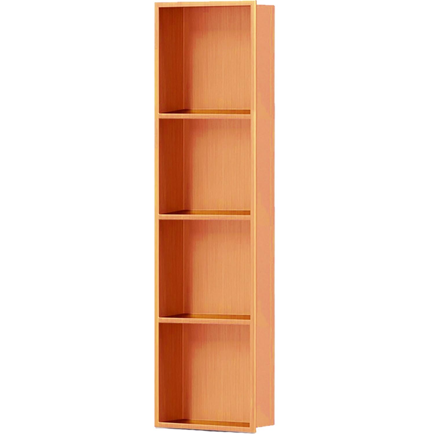 Generisch Duschablage aus Edelstahl, wasserdicht, zur Wandmontage, Einbau-Duschablage aus Edelstahl 304, Einbau-Duschablage, Organizer-Regal, Einbauschrank für Hotelbadezimmer (Roségold, 1200 x 280 x