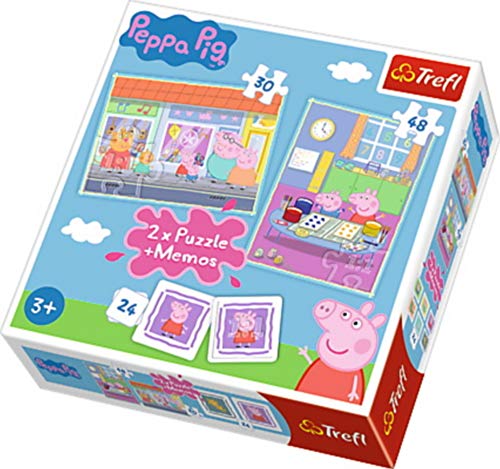 Preisvergleich Produktbild Trefl Puzzle Dzien Peppy 2w1+memos