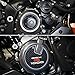 Kit 3 mit 3D-Effektharz beschichtete Aufkleber Kurbelgehäuseschutz links und rechts kompatibel mit Suzuki GSX-S 1000 2021 Motorrädern