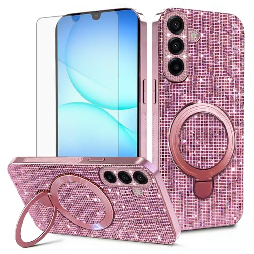 Coque Samsung Galaxy A17 5G paillettes brillantes protection rigide antichoc