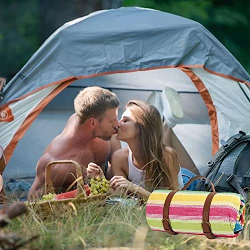 Tente de camping avec tapis imperméable lavable et couverture de sol pliable - 5