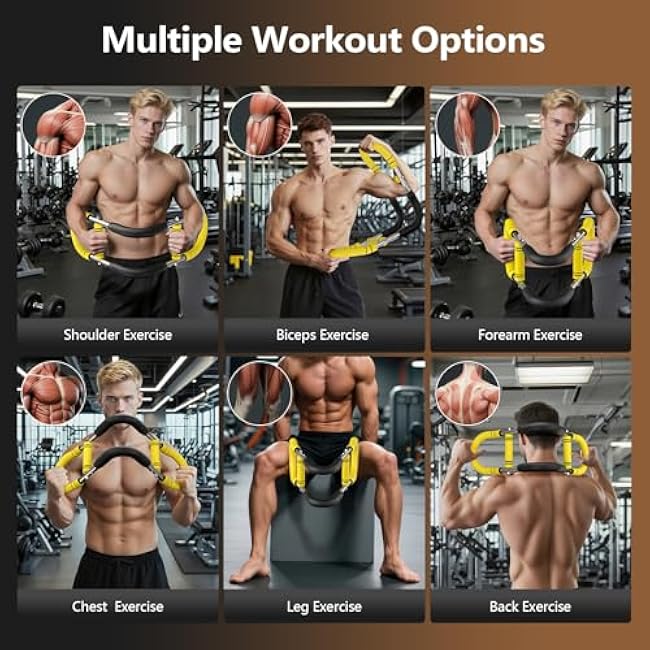 2025 New Twister Arm Trainer - Adjustable Chest Workout Equipment for Men, Professional Arm and Chest Muscle Trainer, Portable Upper Body Workout Machine for Shoulder Forearms Strength Training