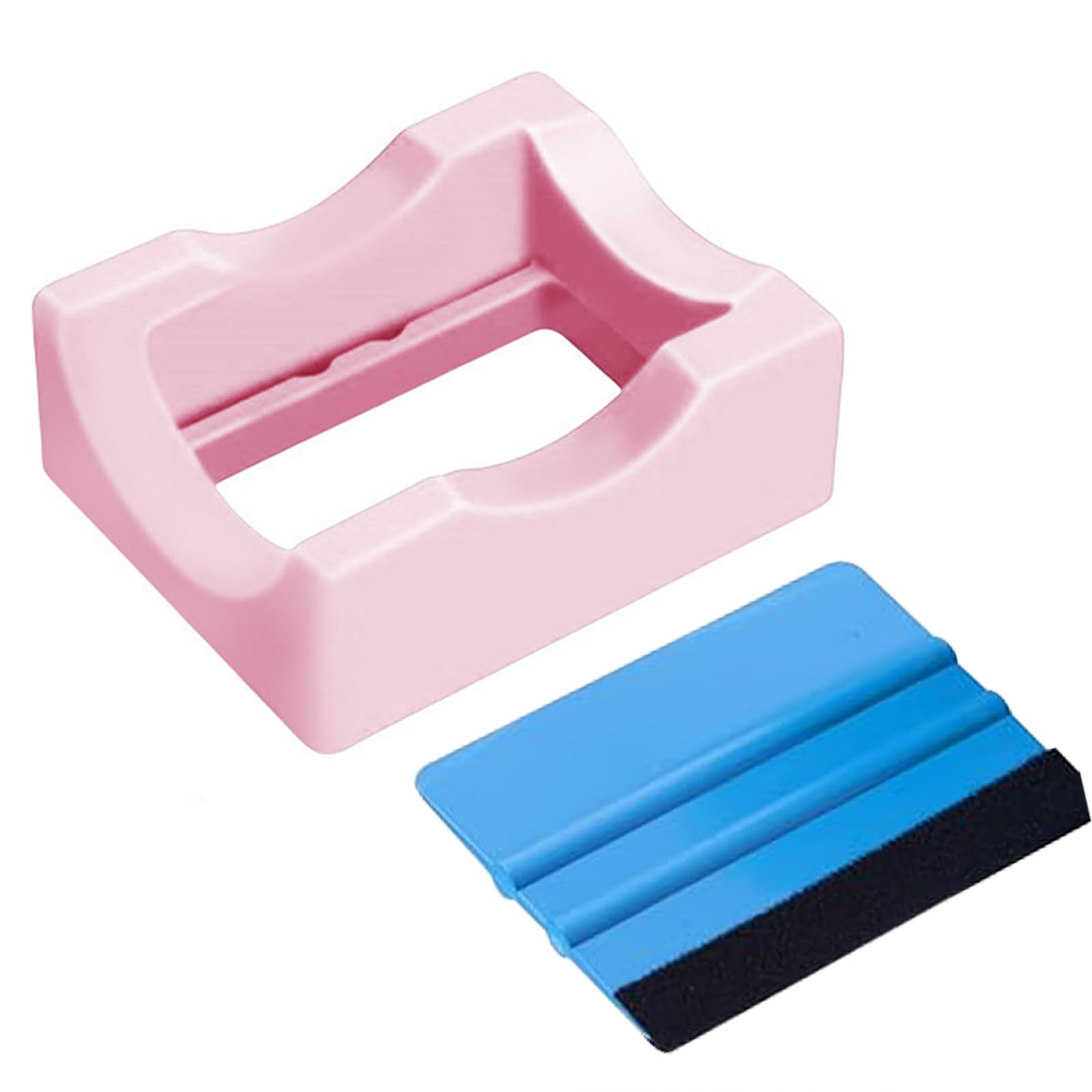 One Piece Space Saving Silicone Anti-Slip Tumbler Holder Stable Silicone Cup Cradle Non-Slip Sturdy Tumbler Cradle for Glass Arts and Crafts