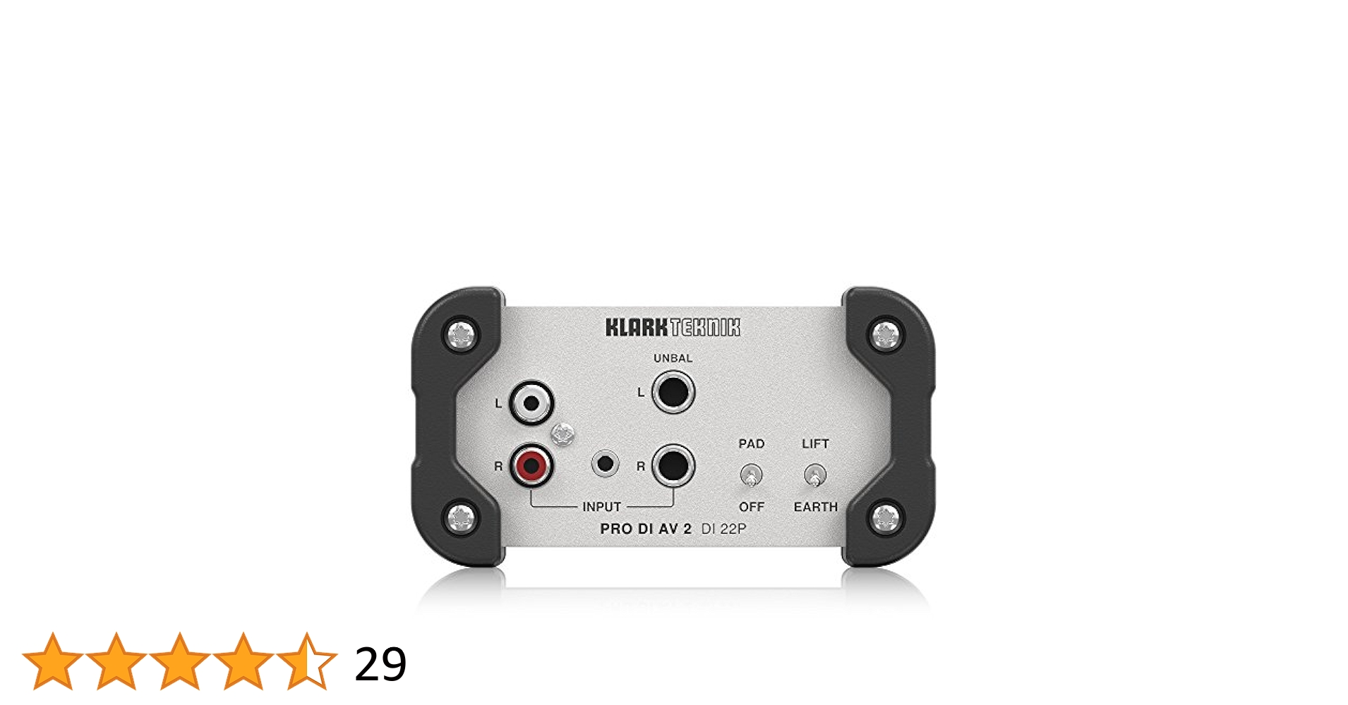 KLARK TEKNIK PRO DI AV 2 DI 22P 元箱付き Amazon.com: Klark teknik PRO DI AV 2 DI 22P Passive Stereo