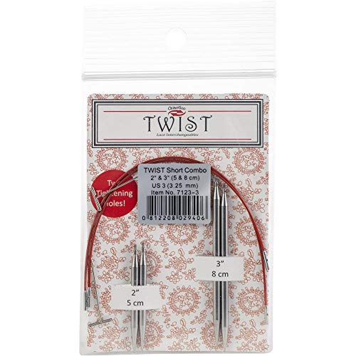 ChiaoGoo TWIST Shorties Combo Packs US-3 (3.25 mm)