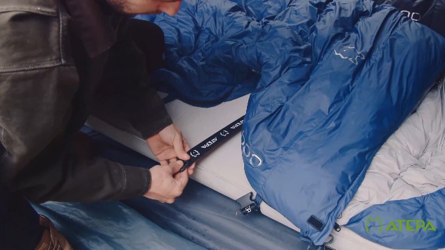 ATEPA ELEMENTS Down Backpacking Sleeping Bag, Lightweight 3-in-1