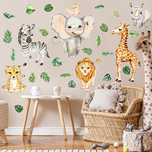 Vinilos decorativos animales selva 35 x 24 pulgadas miniatura 7