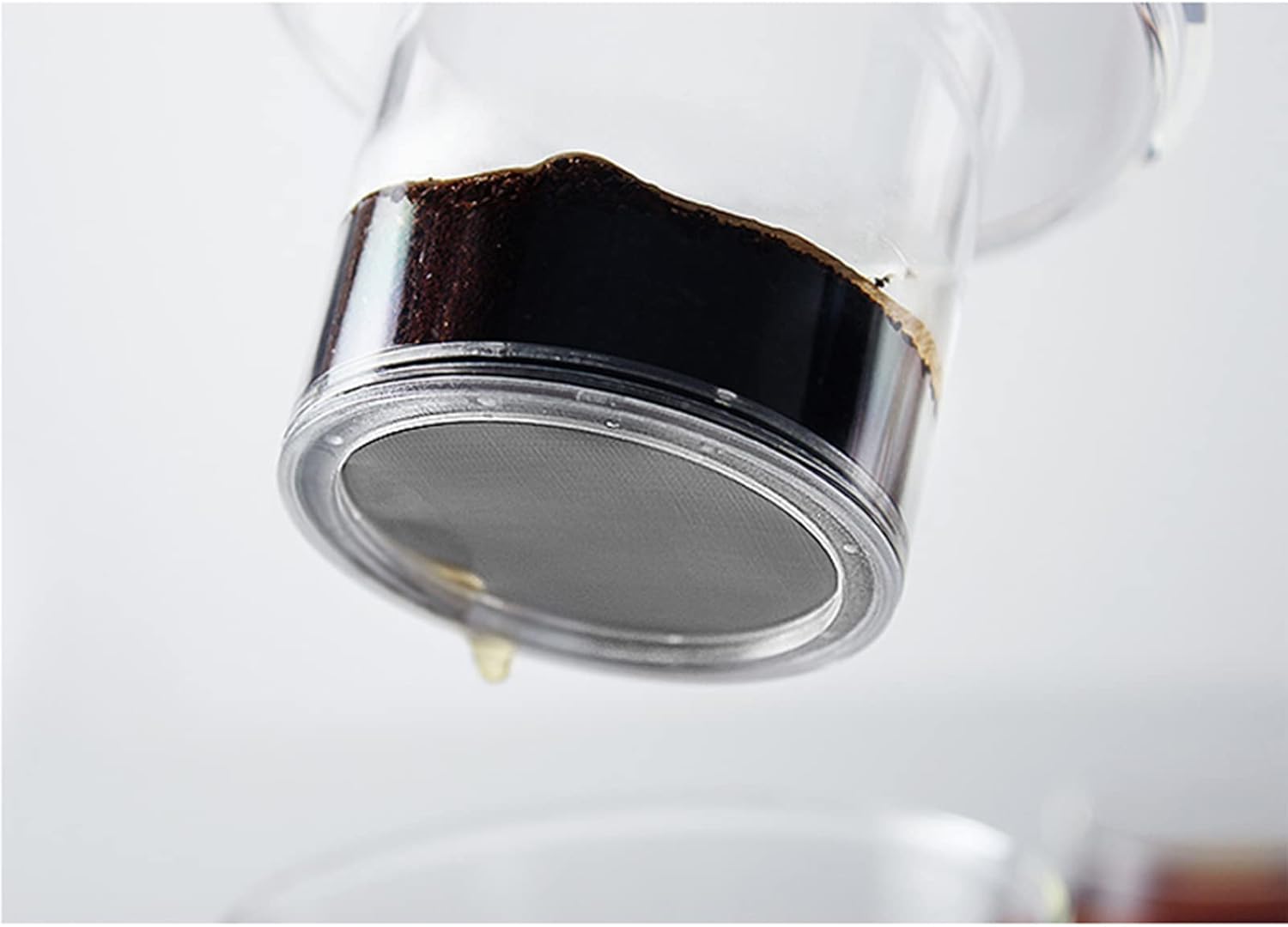 Coffee Pot Cold Ice Drip Water Drip Coffee Maker 600ml Portable Reusable Filter Glass Percolators Espresso Barista Tools Dripper Pot for Ice Drip Espresso