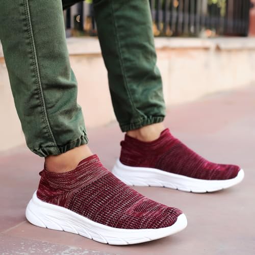 Image of Kraasa ProRider Running Shoes for Men | Walking & Gym Shoes with Max Cushion Technology | Lace Up Sneakers for Men