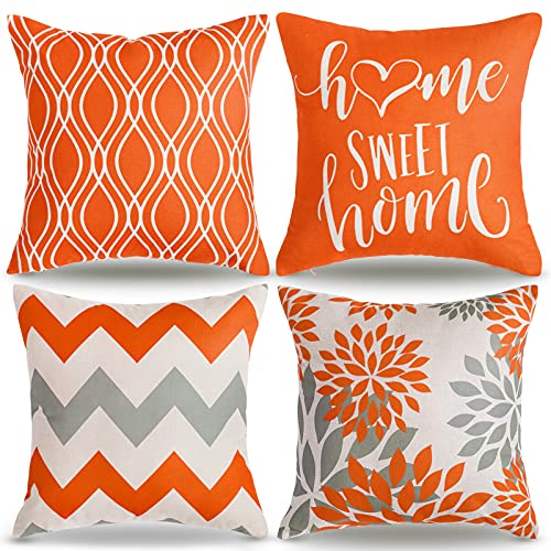 Housse De Coussin Orange Housse Coussin Deco Housses De Coussin Lin Coussin Gris 4 Housse Coussin Exterieur Coussin Geometrique Housse Coussin Fleurie Taie Oreiller Moderne Décoration De La Maison
