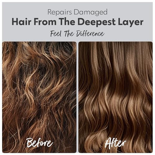 Image of FOUR REASONS Bio-Molecule Bond Repair Shampoo for Color Treated Hair - Moisturizing, Strengthening & Anti Frizz Shampoo for Damaged Hair - Sulfate Free, Vegan & Cruelty Free, 10.1 Fl Oz
