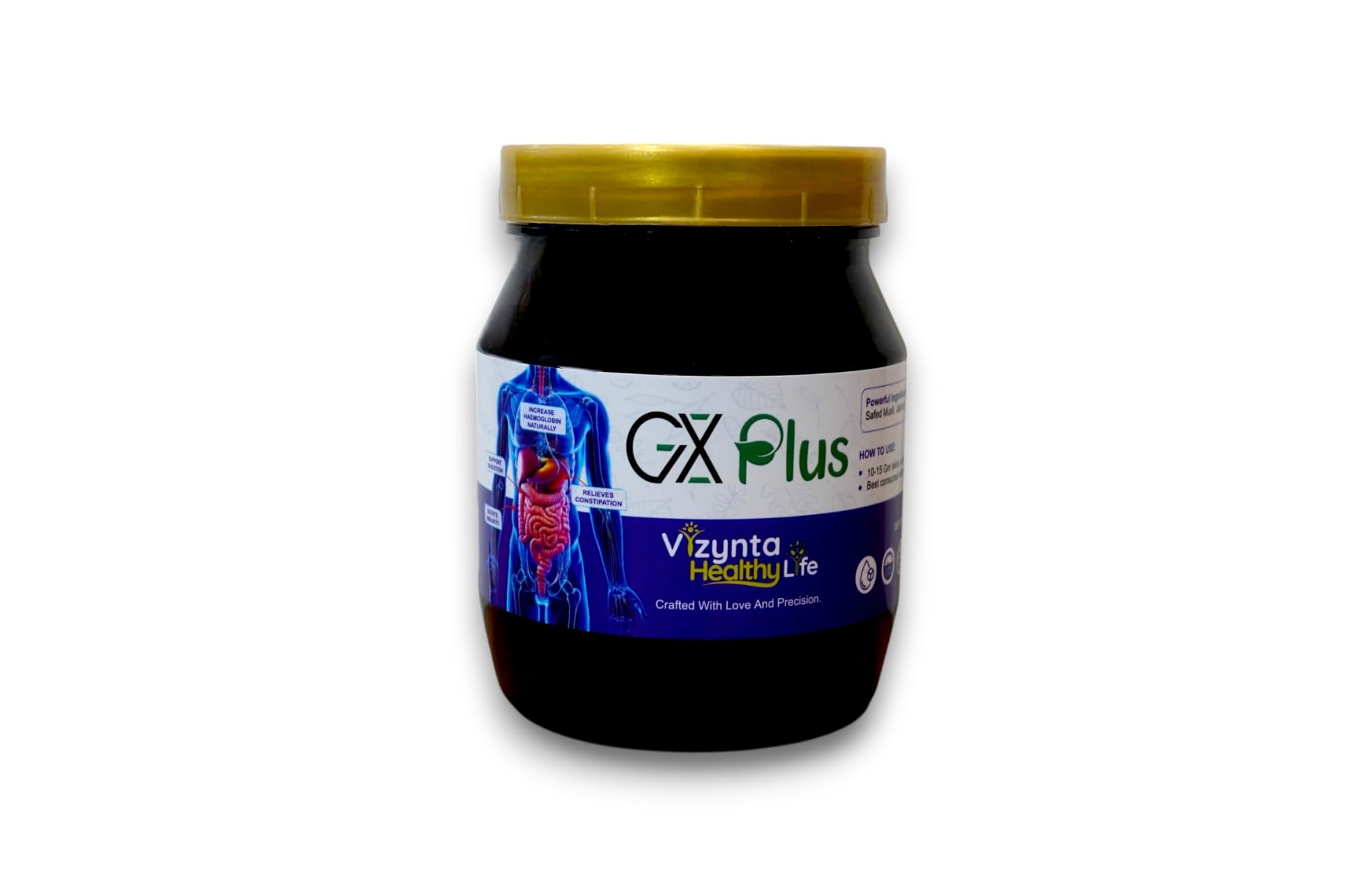 GX Plus Natural Ayurvedic | Boosts Immunity | With 50+ Ayurvedic Herb | Zero Added Sugar | 100% Organic & 100% Chemical-Free | Maintain Hemoglobin | No Preservatives | GX Plus (500gms)-image-8