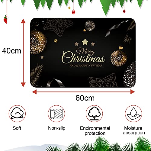 JIASHA Zerbino Natalizio, 40 × 60 CM Tappetino