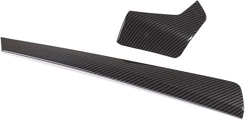 Miniatura 7 de CHEYA ABS consola central del coche tablero decoración panel ajuste para BMW G20 G28 325li 3 serie 2019 2020 (fibra de carbono)