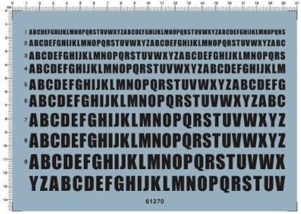 Amazon アルファベットa Z 字体 フォント デカール水転写式 並行輸入品 デカール 通販