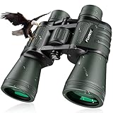 20x50 High Powered Binoculars for Adults, Waterproof Binoculars with Low Light Vision for Bird Watching Hunting Camping Travel Cruise Hiking Sports Stargazing, Gifts for Men Dad
