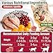 SandyLegend Freeze Dried Cat Treats, Cranberry and Chicken Cat Treats, Cats Chicken Snacks High Protein