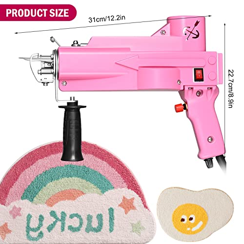 Jianle 2 In 1 Loop & Cut Pile Rug Tufting Gun, Carpet Tufting Gun Latest Version, Hand-Held Electric Carpet Weaving, Adjustable Flocking Knitting Rug Gun For Diy Art Creation,B #TOP7