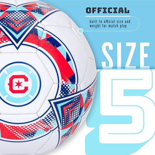 Image of Franklin Sports Official MLS Team Soccer Balls - Official Size 5 Soccer Balls - Regulation Size + Weight Soccer Ball for Kids + Adults - Boys + Girls Soccer Ball - Air Pump Included