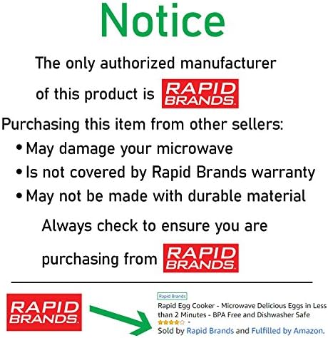 Miniatura 8 de Olla rápida para huevos huevos revueltos en microondas y tortillas en 2 minutos perfecta para dormitorio cocina pequeña u oficina apta para