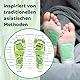 Bandoo Original Tiefenreinigende Fußpads | Rana Pads | Premium natürliche Bambus-Fußpolster | japanische Fußpads | reinigen, befeuchten und energetisieren | für Männer und Frauen | 10 Pads