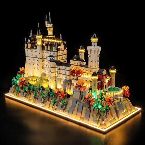LIGHTAILING Light for Lego-21063 Neuschwanstein Castle - Led Lighting Kit Compatible with Lego Building Blocks Model - NOT Included The Model Set
