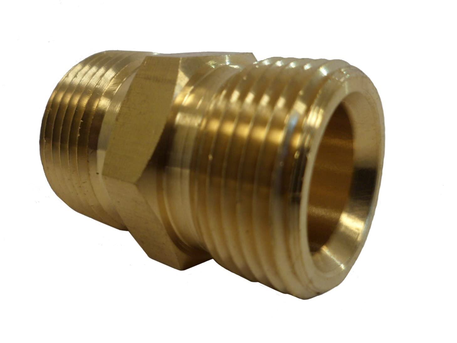 Ultimate Washer M22 Adapter, Hose to Hose Coupler for Power Pressure Washer - Connects Two Hoses (14mm to 14mm)