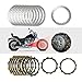 Clutch Kit & Friction Steel Plates Gasket Compatible with Suzuki Intruder 1400 VS1400GLP 1987-2009 Boulevard S83 2005-2009