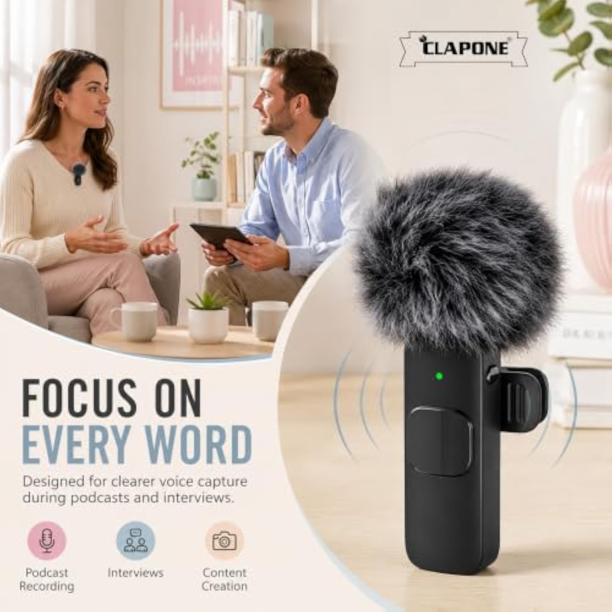 Microphone Wind Muff Windscreen for Lavalier Mics