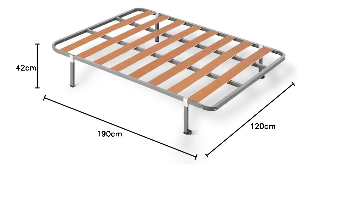 HOGAR24 ES | Cama Completa |Somier Basic + Colchón Dream Flex 13 | Incluye Juego de Patas con Abrazadera de 25 cm | Medidas: 120x190 cm