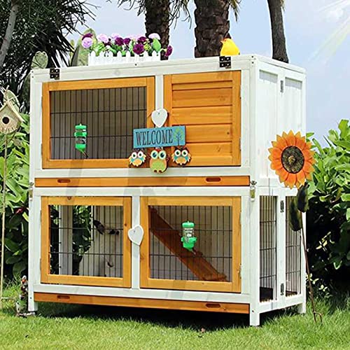 Casa de gato casa ao ar livre para animais de estimação gaiola de coelho casa de coelho Villa de doi