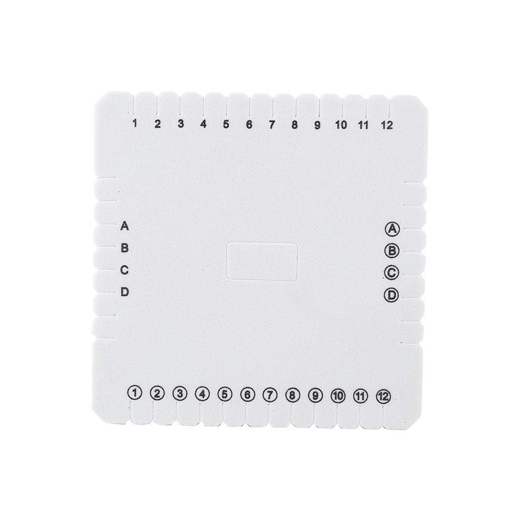 Kumihimo Square Disk, Braided Plate, 4 Inch / 6 Inch EVA Foam Braid Square Disk for Japanese Flat Braiding and Cording (105 mm)