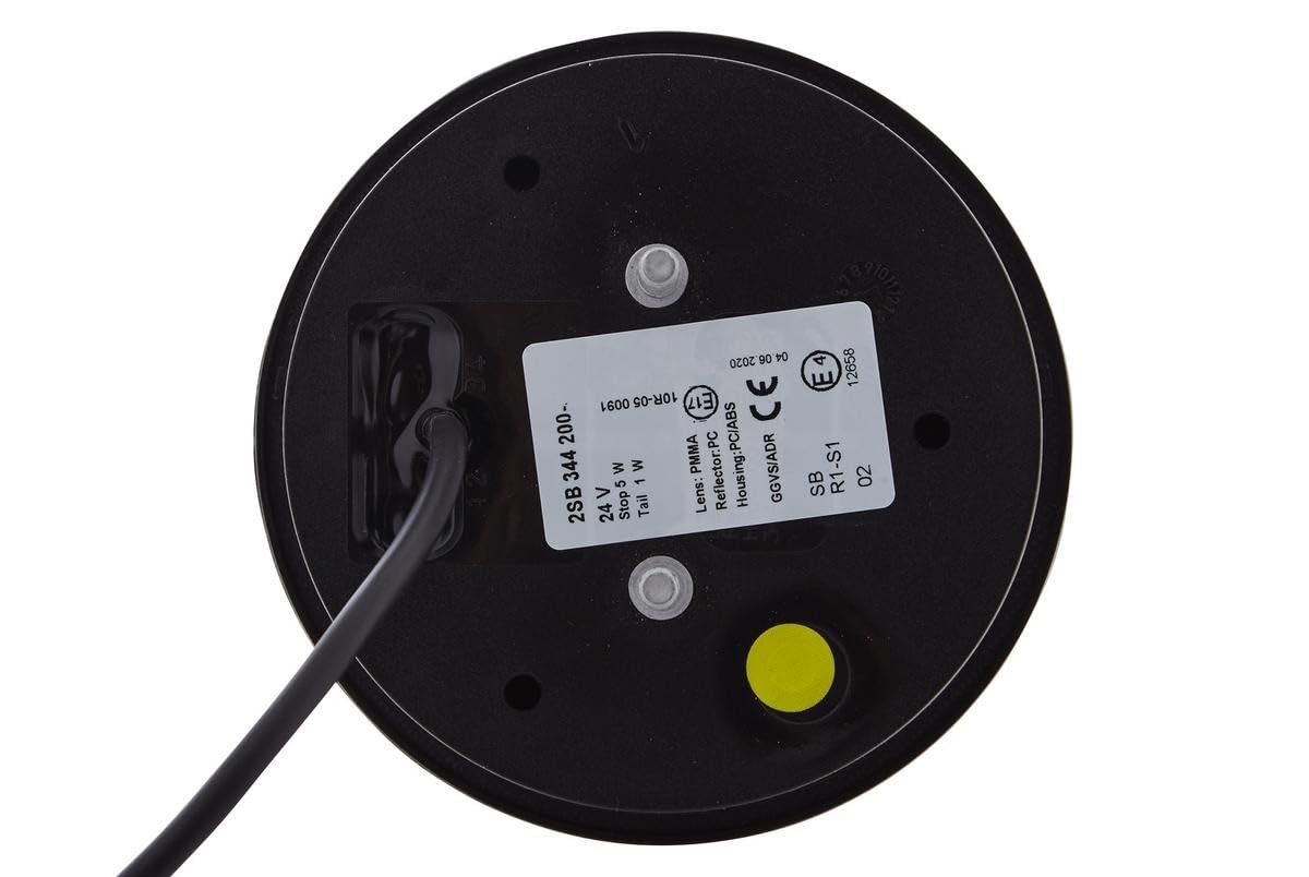 HELLA 2SB 344 200-331 Piloto posterior - LED - 24V - Montaje/atornillado - Color de tulipa: rojo - Cable: 500mm - Conector: extremos de cable abiertos - derecha/izquierda - Cant.: 1