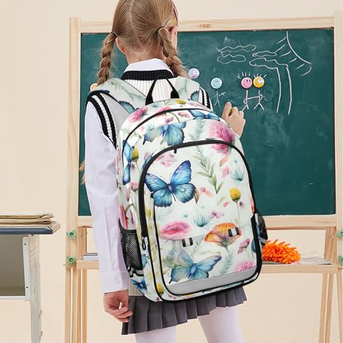 Sac à dos ordinateur portable enfants bleu contre le mal de dos