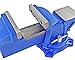 Yost Vises Tool 4-Inch Workshop Duty Bench Vise, Model BV-4, with 120-Degree Swivel Base, Blue