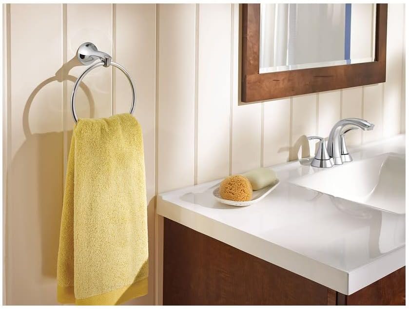 Moen Darcy Chrome Two Handle Lavatory Faucet 4 in.