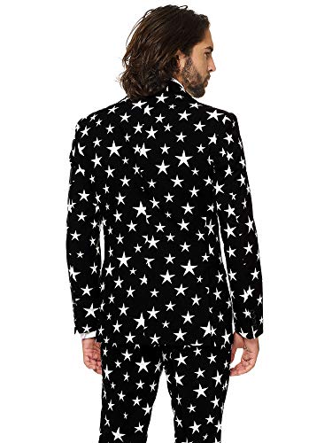 Opposuits Classy Printed Men's Suit - Starstruck Outfit For Christmas And New Year's Festive Season - Size Us 42 #TOP1