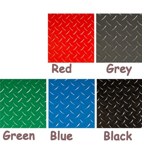 Alfombra de garaje azul impermeable 1.5x1m de suelo resistente 6