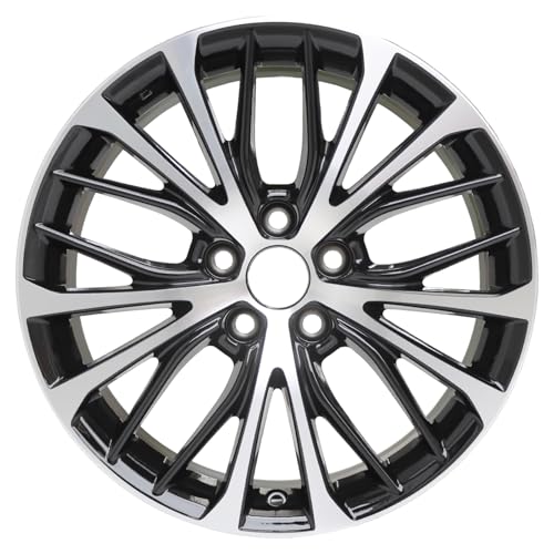 LUNEGUE New 18x8 18 Inch Replacement Premium Aluminum Alloy Wheel Rim Fits for 2018 2019 2020 Toyota Camry SE, ALY75221U45N, OE Stock Specs, Machined and Black