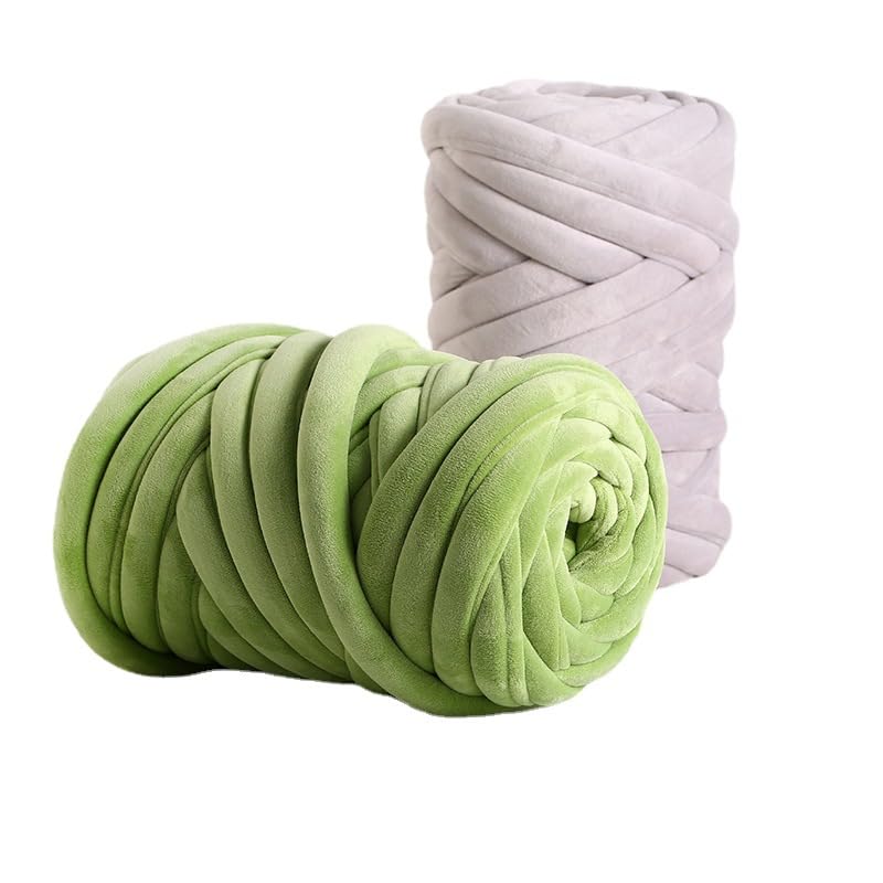 Chunky Chenille Yarn, Przędza dziewiarska poliestrowo-bawełniana z bawełnianym rdzeniem, wielokolorowa, 1 kg(13)