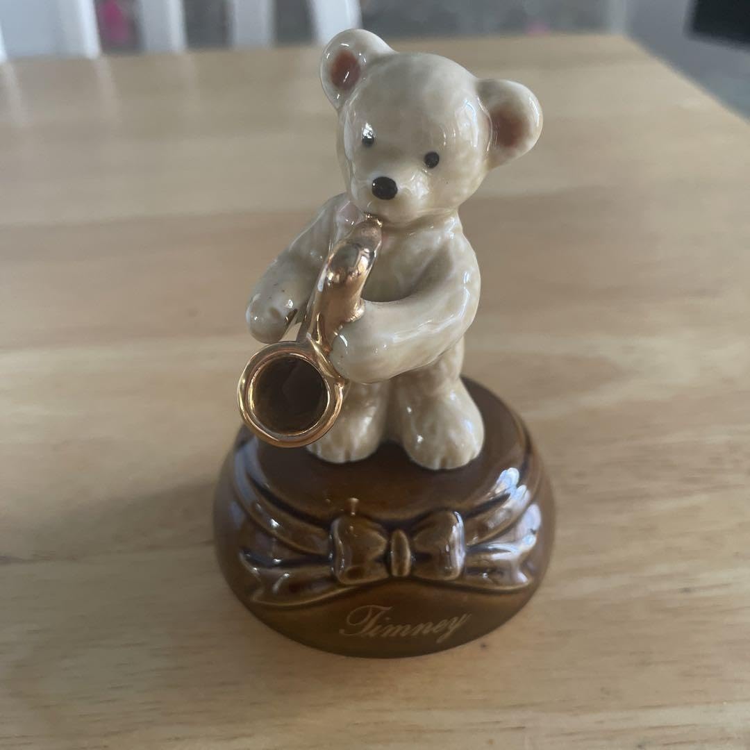 Amazon | オルゴール クマ 陶器 ティムニー | オルゴール | おもちゃ