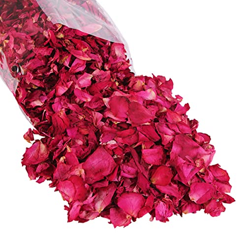 Zerodeko 100g Copos de Pétalos de Rosa Secos para Baño miniatura 4