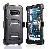 for Samsung Galaxy S10E/lte Heavy Duty Belt Clip Holster Ultra Protective Tough Grip Cover with Hold