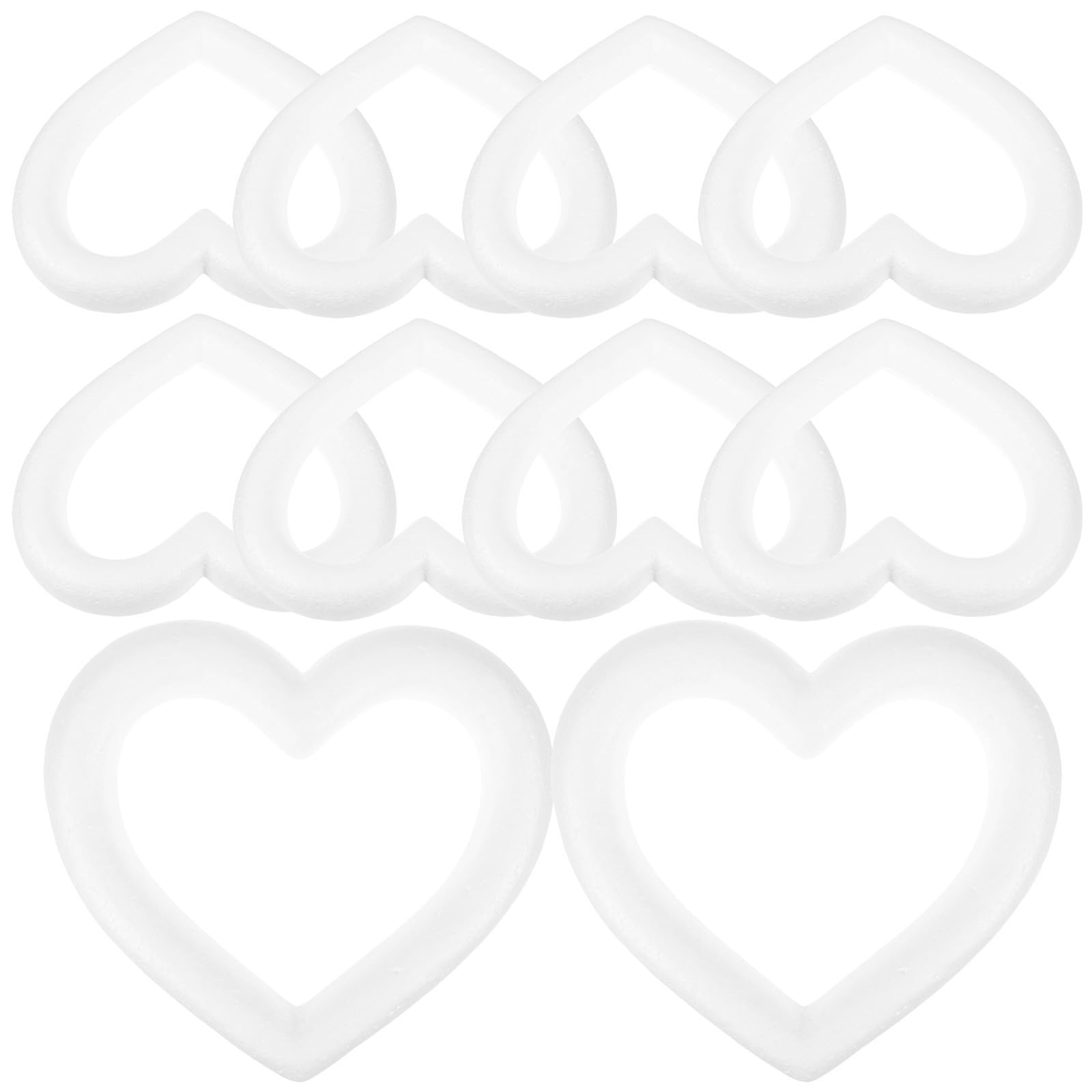 Espuma en forma de corazón Healeved de color claro para manualidades fáciles