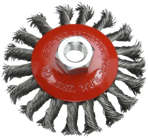 Silverline 633510 Steel Twist-Knot Brush 100 mm